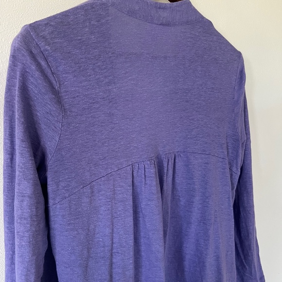 J. Jill Love Linen Open Front Lightweight Cardigan - Picture 6 of 7